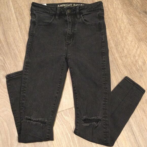 American Eagle Super High-Rise Jeggings 2 Short - Picture 1 of 5
